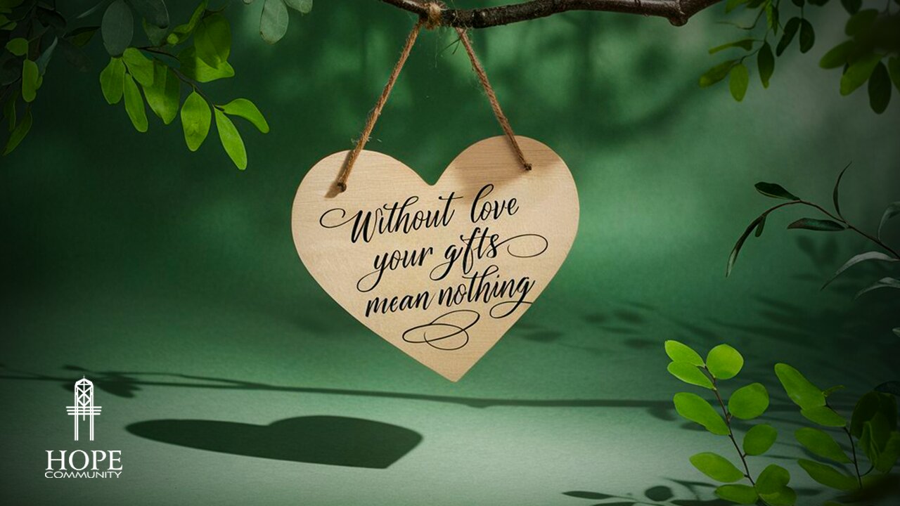 Without Love Your Gifts Mean Nothing | Moment of Hope | Pastor Robert Smith