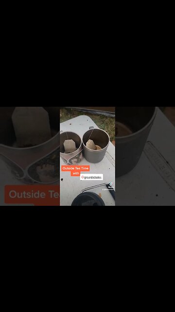 Tea Time outside with our Jetboil #tea #teatime #outside #camping #rvlife