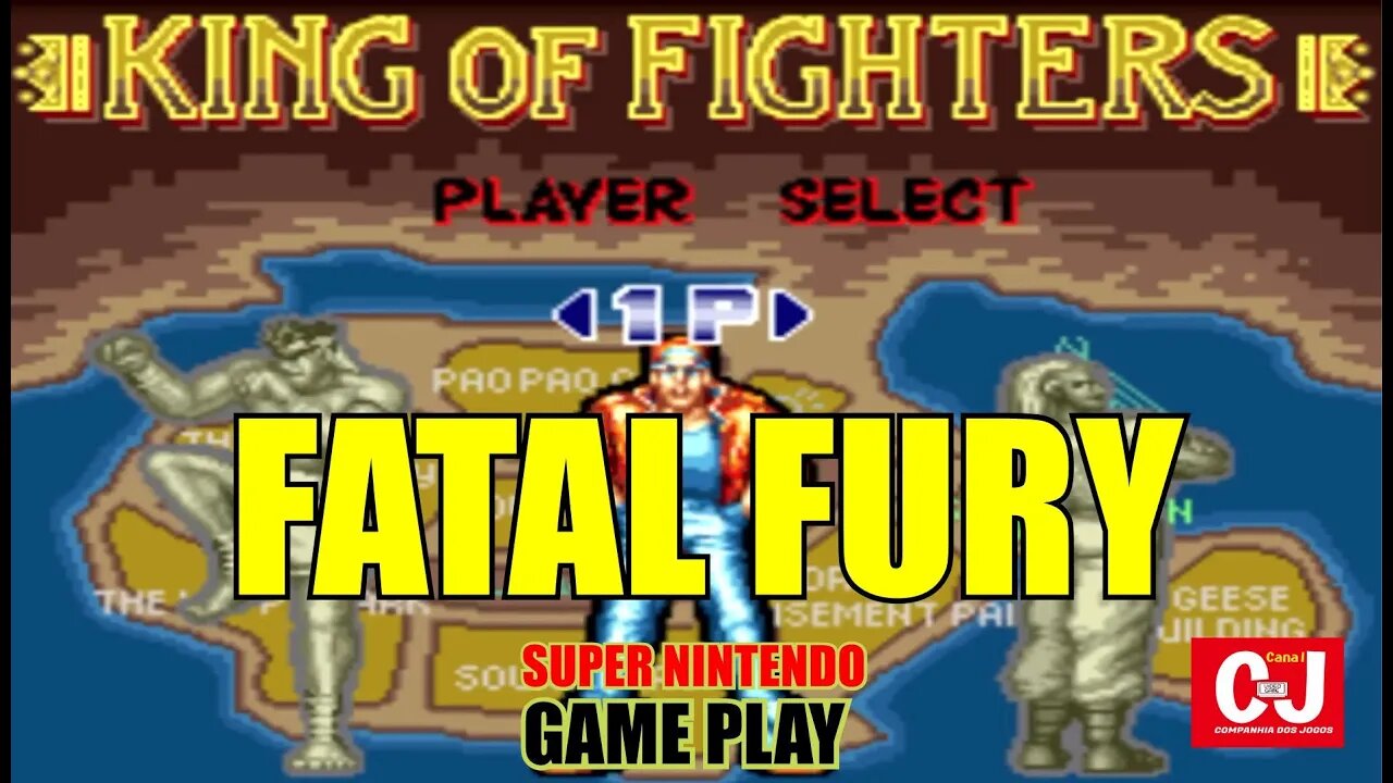 Os Reis da Luta em "Fatal Fury" para o SNES