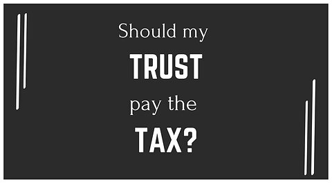 Trust & Estate Tax Rates