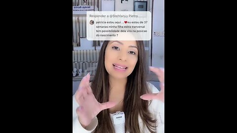 Estou de 37 semanas e o bebê está na transfer sal tem possibilidade tem que virar na posição do