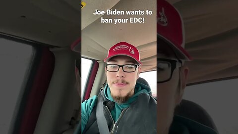 Joe Biden wants to BAN your EDC! I called it! #guns #edc #livefree #guncontrol #joebiden