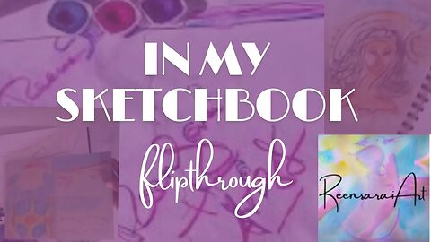 Sketchbook Flipthrough #finally #justforfun #donebetterthenperfect #grateful #playfulpractice