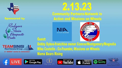 2.13.23 - Community Partners-Network in Action and Missions on Wheels - Conroe Culture News