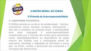 4 O Chega ponto por ponto. Gostava que me dissessem onde é que está o extremismo aqui?!