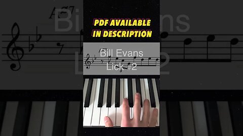 Bill Evans Lick #2