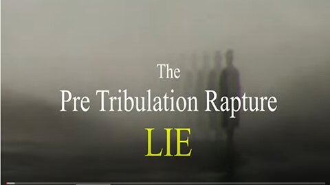 🚨IMPORTANT🚨: Pre-Tribulation Rapture!