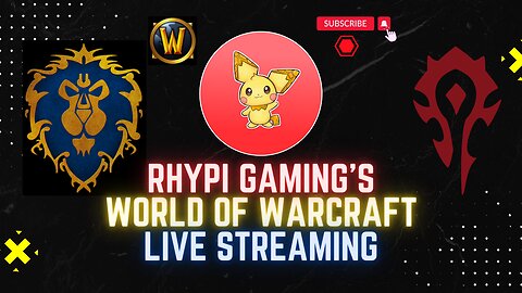 Rhypi's Stream 2024: World of Warcraft! More Achievement Hunting! Might start sooner!