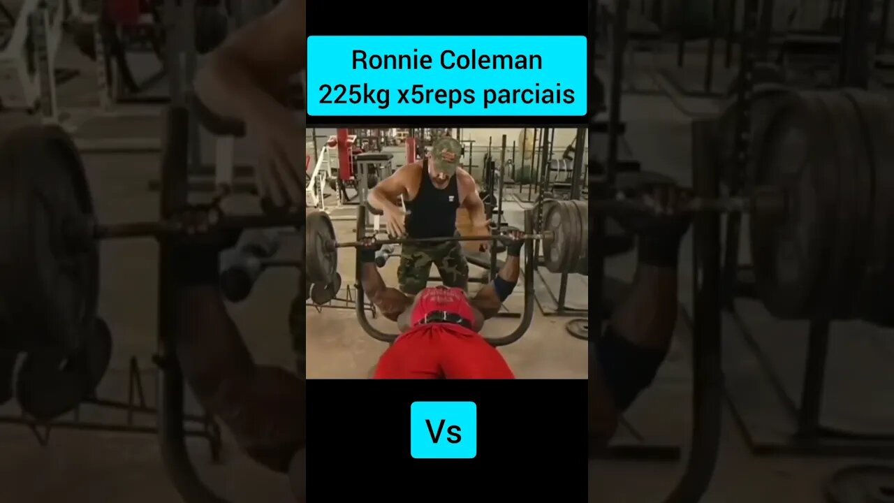 RONNIE COLEMAN vs JULIUS MADDOX - Comparação de Supino. #Shorts