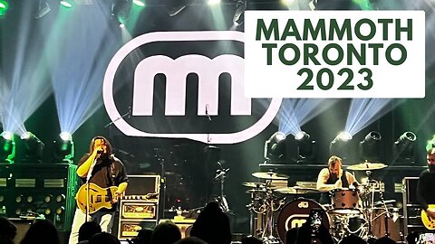 Mammoth - You’re to Blame - Live Toronto 2023