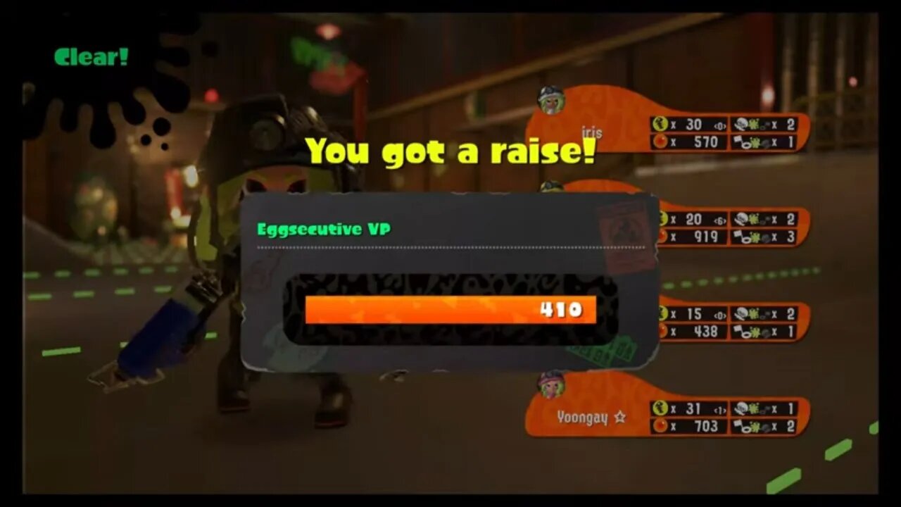 Splatoon 3 - Eggsecutive VP 400 on Sockeye Station Reached!