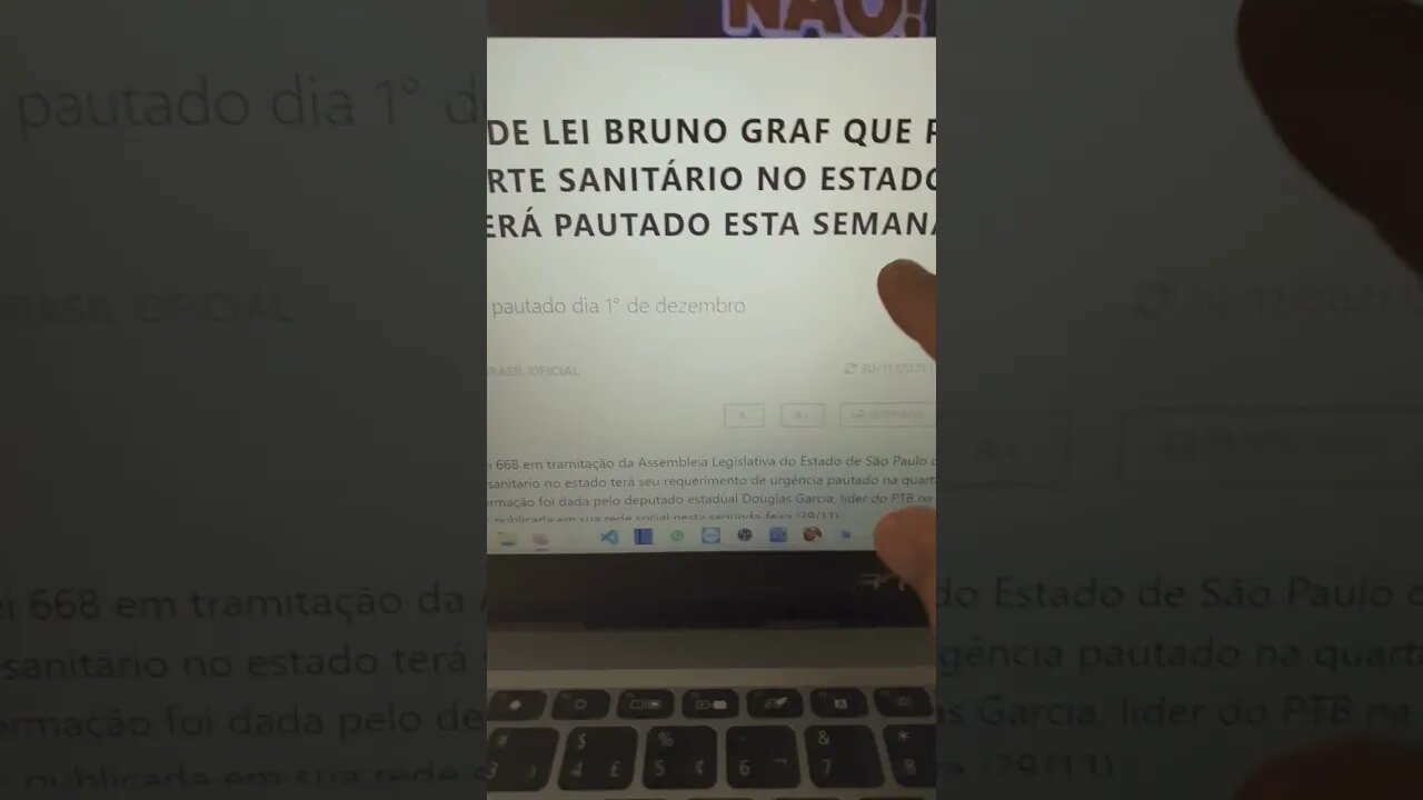 governador Tarcísio sansiona o PL 668/21 ... lei Bruno Graf