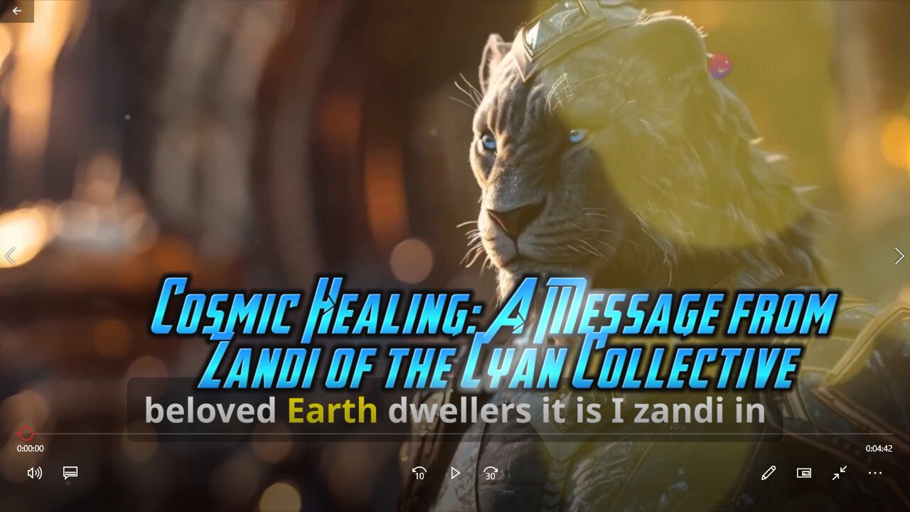 Cosmic Healing_ A Message from Zandi Of Lyra