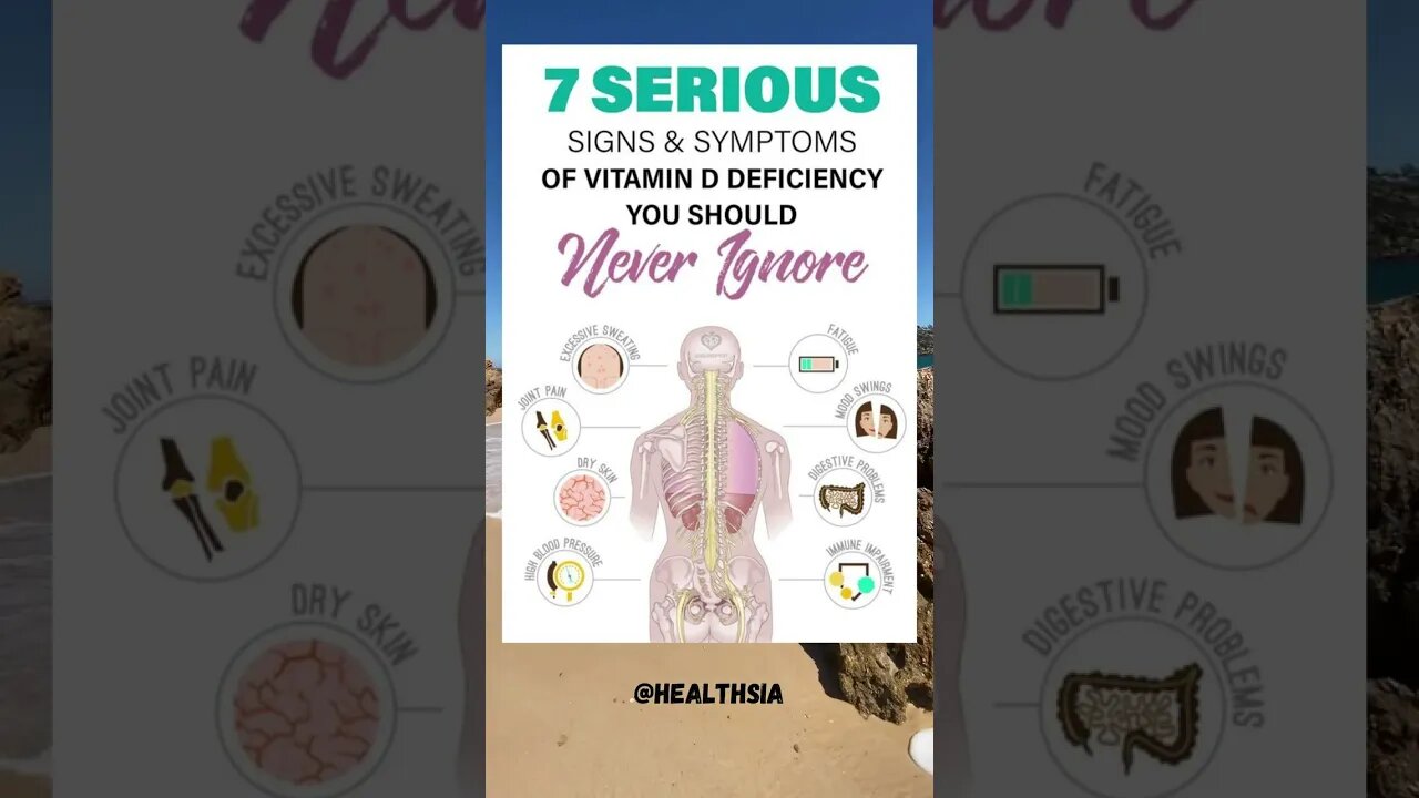 Serious symptoms of vitamin D Deficiency