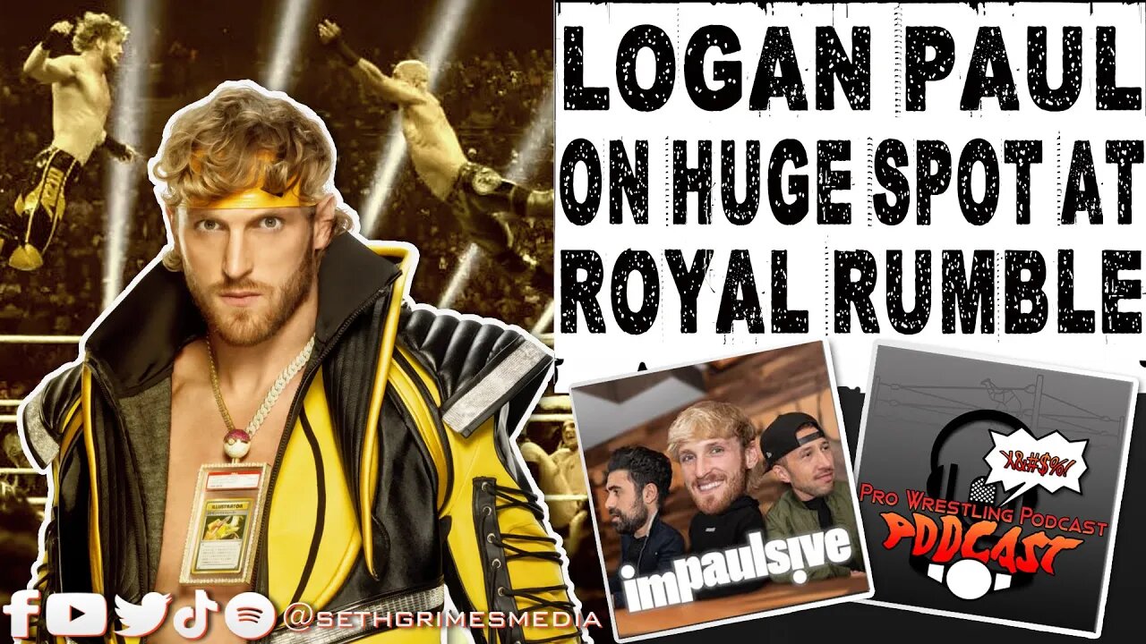 Logan Paul on HUGE Royal Rumble Spot with Ricochet | Clip from Pro Wrestling Podcast Podcast |#wwe