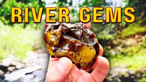 Incredible LIMONITE AGATE found during river rockhounding adventure!