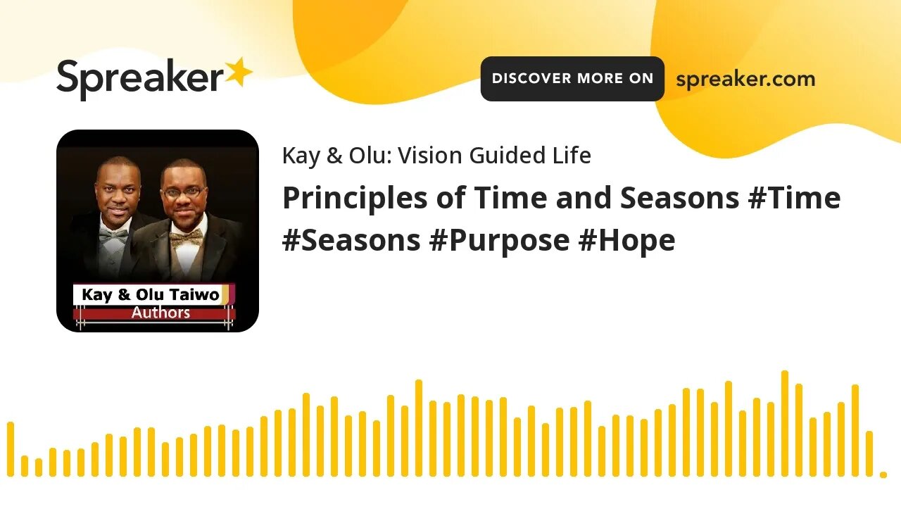 Principles of Time and Seasons #Time #Seasons #Purpose #Hope
