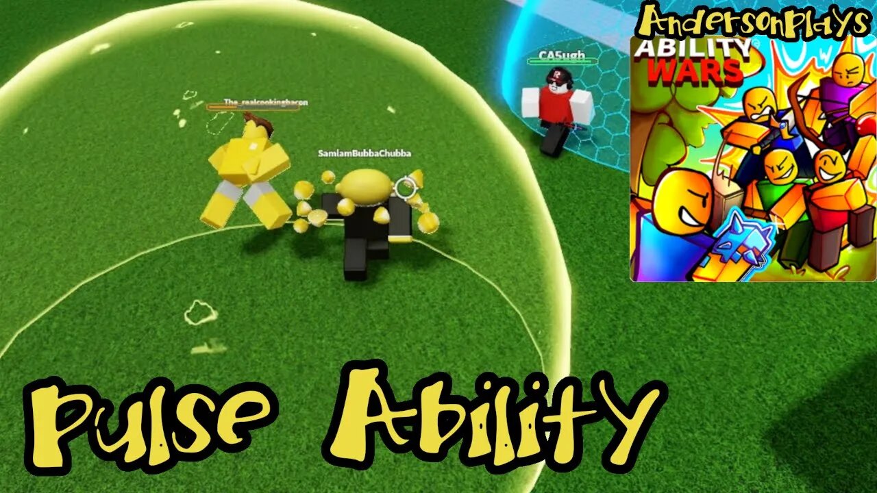 AndersonPlays Roblox [UPDATE] Ability Wars - New Pulse Ability Showcase