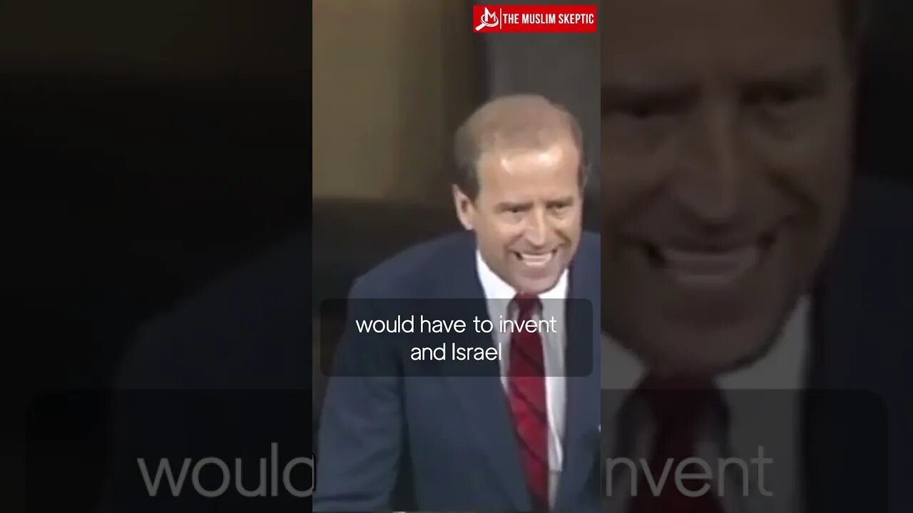 Joe Biden Says "Imagine a world without Israel" #shorts