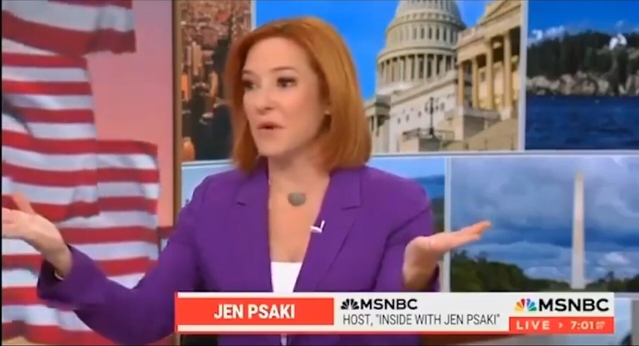 SICK, Jen Psaki Says Maybe Trump Will Go To Jail Or Die