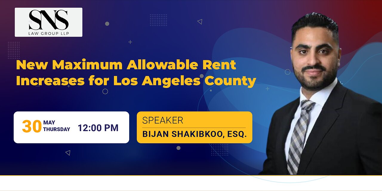 New Maximum Allowable Rent Increases for Los Angeles County