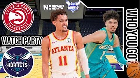 Atlanta Hawks vs Charlotte Hornets | Live Play by Play | Reaction Watch Party | NBA 2024 GM 🏀🔥