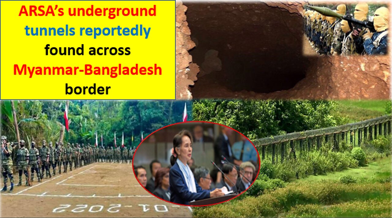 ARSA’s underground tunnels reportedly found across Myanmar-Bangladesh border