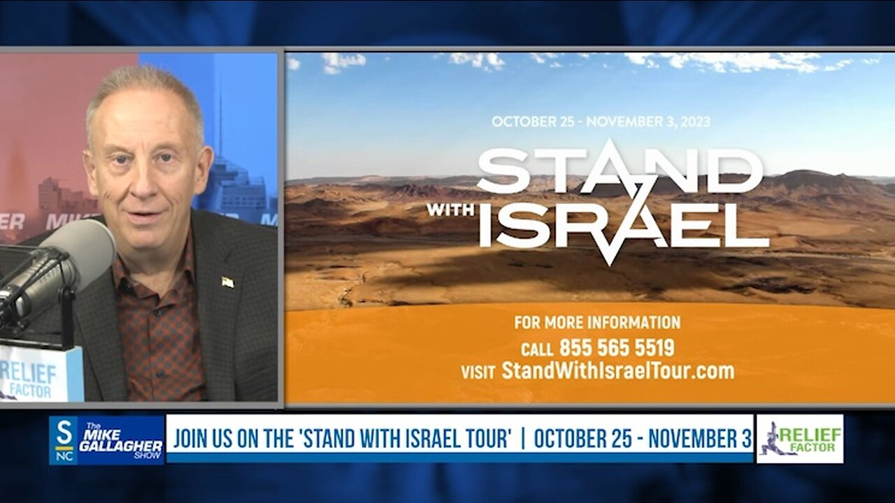 Mike takes calls from listeners about this year’s "Stand With Israel" tour