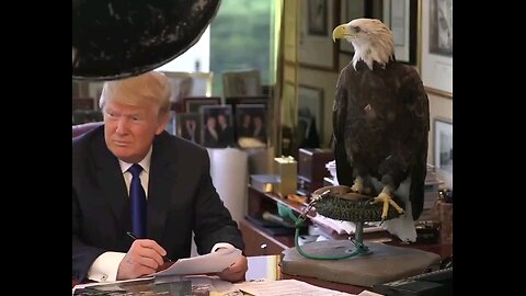 Trump's Bizarre Bald Eagle Photo Shoot