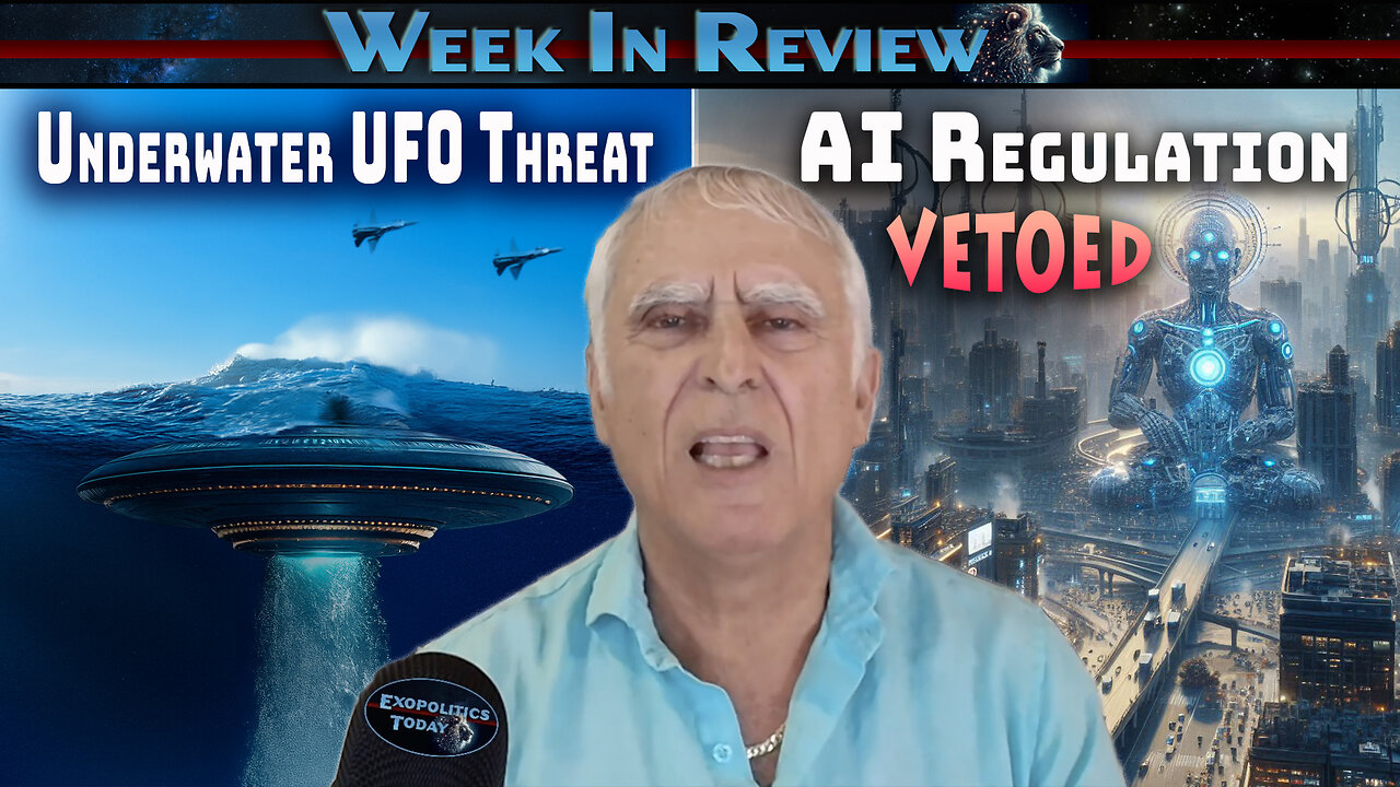 Underwter UFO Threat & AI Regulations Vetoed