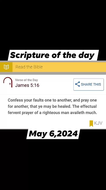 05/06/24 Scripture of the day