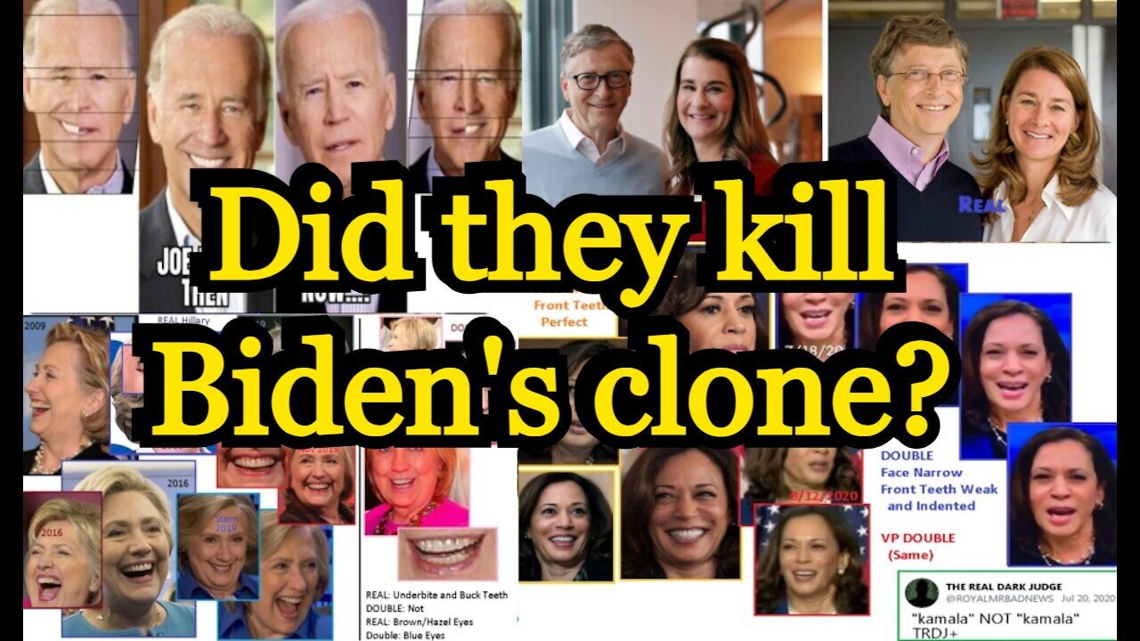 Q > Did they kill Biden's clone?