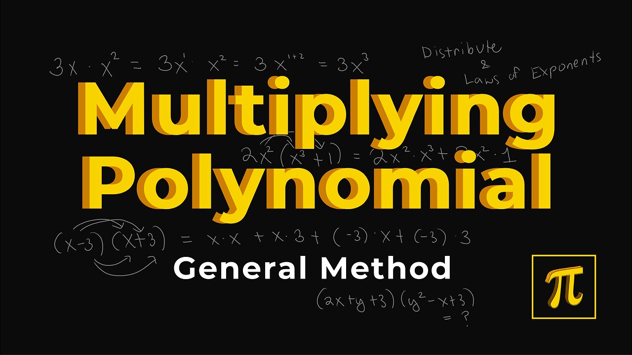 How to MULTIPLY POLYNOMIALS? - It is easy, just distribute the terms!