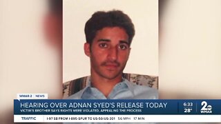 Hearing over Adnan Syed's release held today