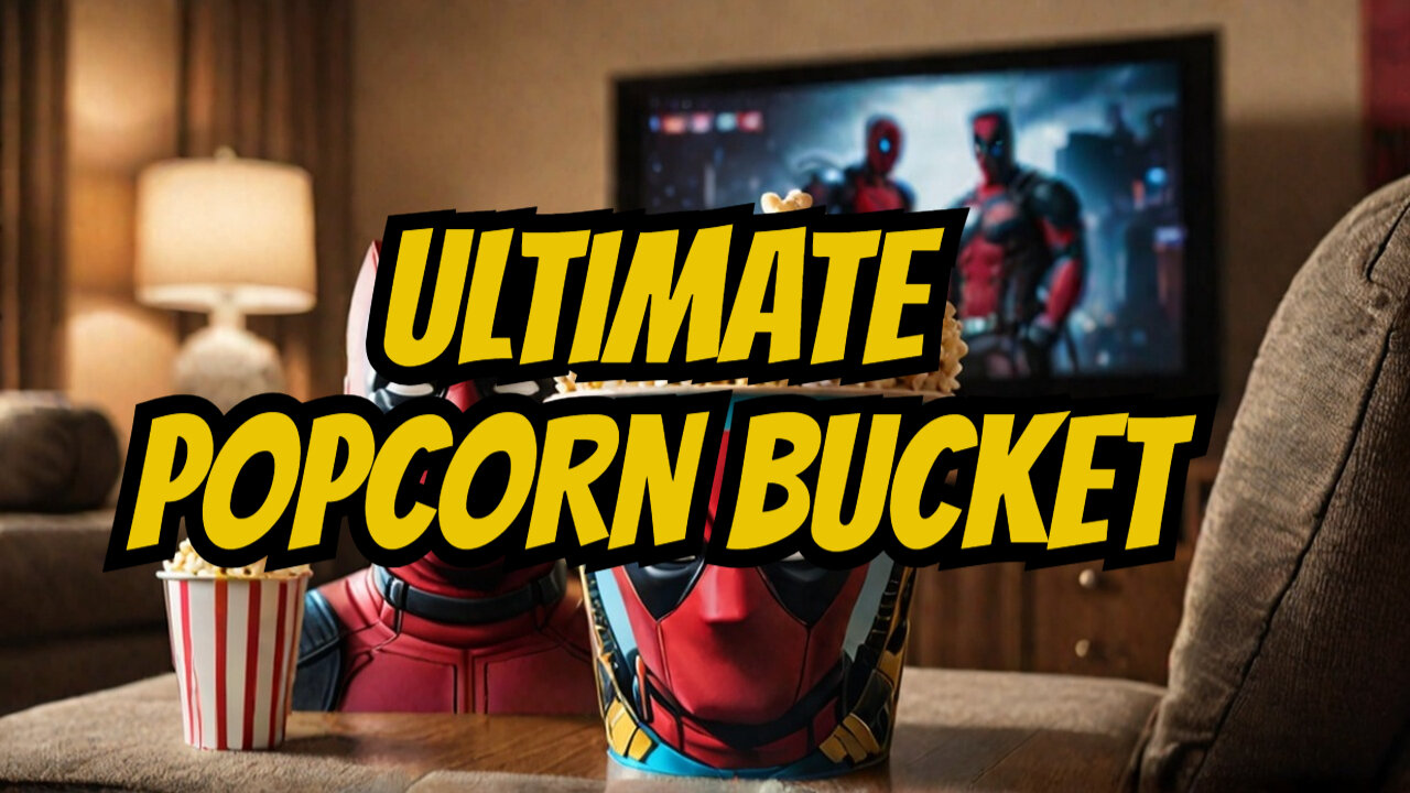 Get Ready to Claw Your Way Through Movie Night with Deadpool and Wolverine Popcorn Bucket!