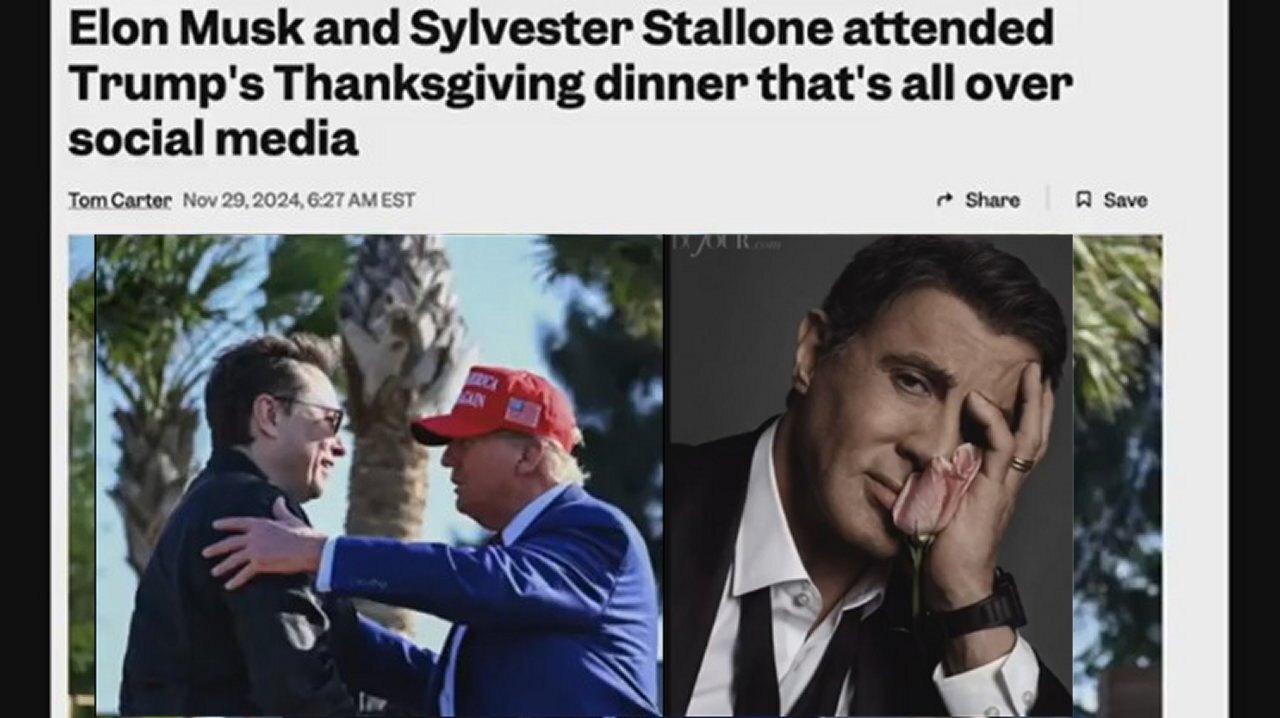 Call: Pedophile Satanist Trump, Elon Musk and Sylvester Stallone in Plain Sight!