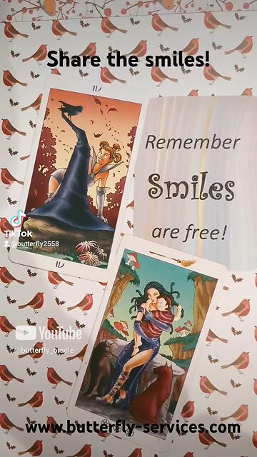 Butterfly Insightful Daily Tarot - keep smiling 😁