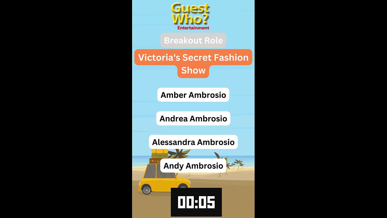 Guest This Actress #201 Like A Quick Quiz? | Victoria's Secret Fashion Show