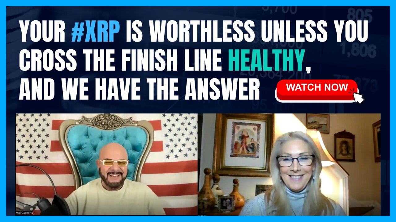 Your #XRP Is Worthless Unless You Cross the Finish Line Healthy, and We Have the Answer!