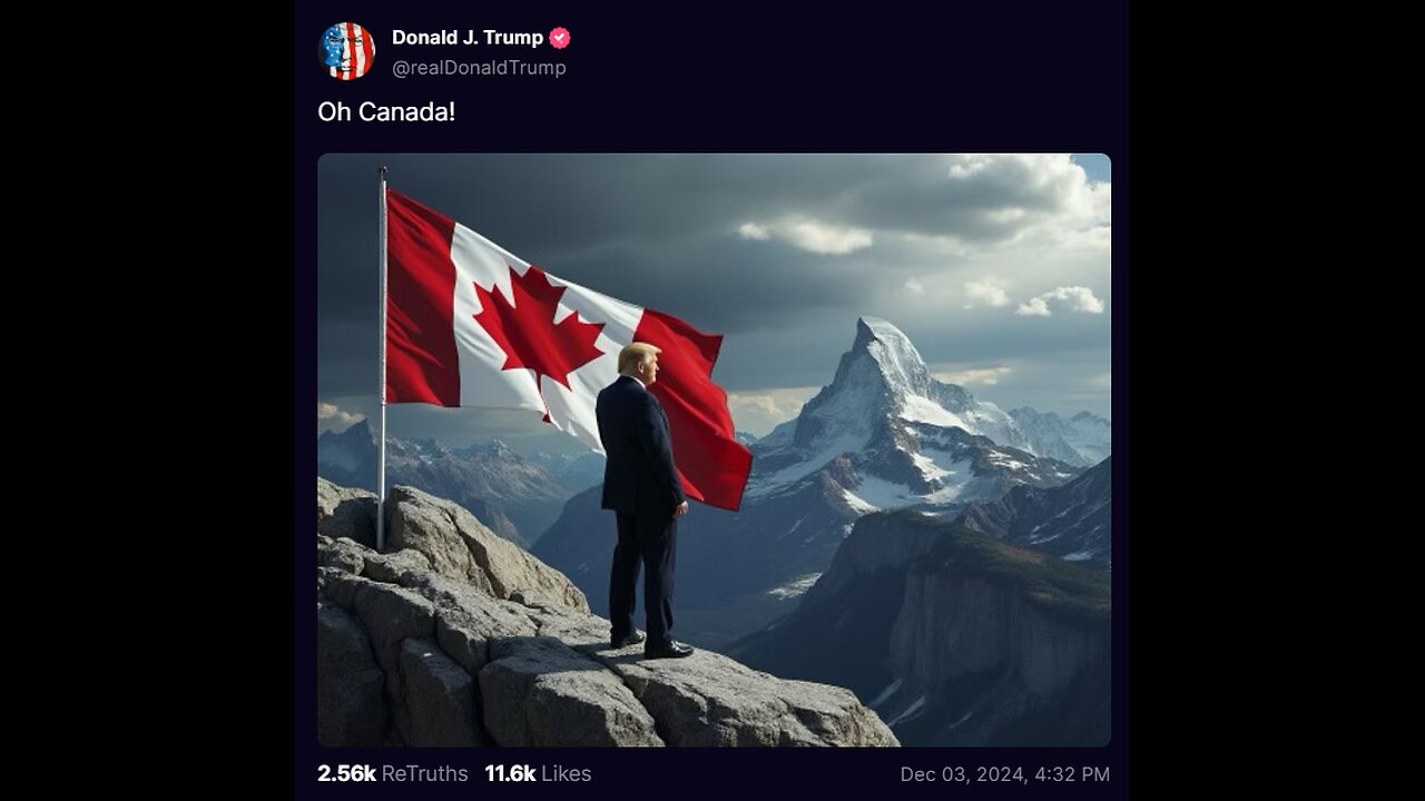 12/02/2024 - What isn't happening? Canada 51st State? Trump Nation is worldwide!