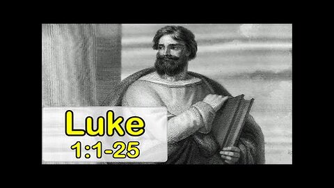 Luke 1:1-25 Sunday Teaching (12-1-24) Pastor Greg Tyra