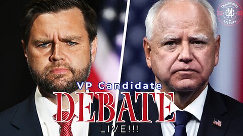 LIVE Stream!! Vice-Presidential Debate JD Vance & Tim Walz