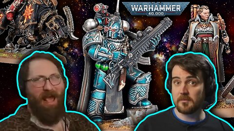 Warhammer Miniatures: Alpha Legion, World Waters, Cadians - Tom and Ben