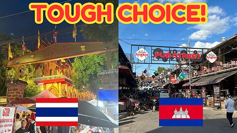 Chiang Mai 🇹🇭 vs Siem Reap 🇰🇭 which city should YOU visit?