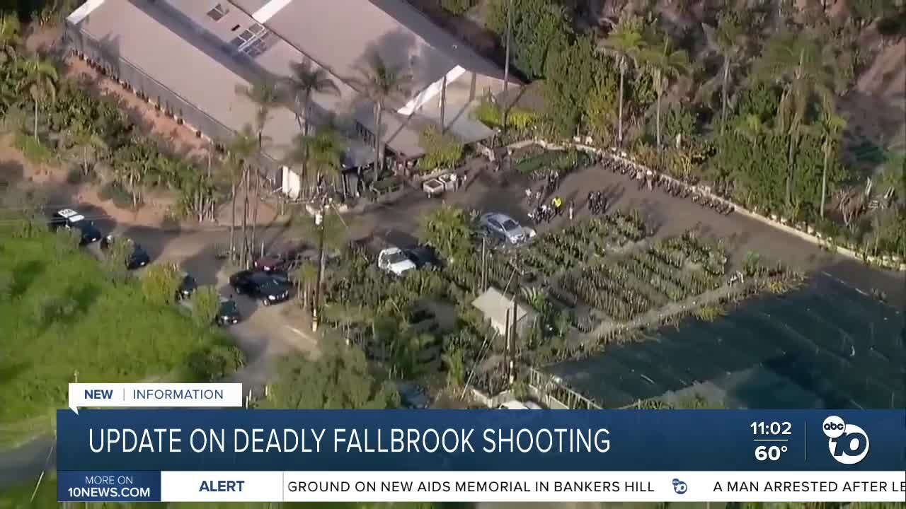 1 person dead, 2 injured in Fallbrook shooting