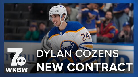 Sabres forward Dylan Cozens talks contract extension