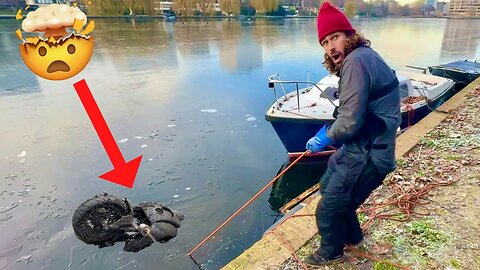 Ice Magnet Fishing in Amsterdam! What We Found Is Amazing