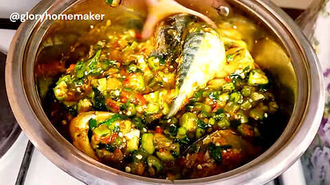 Easy And Quick Okra Stew With Fish In Minutes | Nigeria Okro Soup | African Food