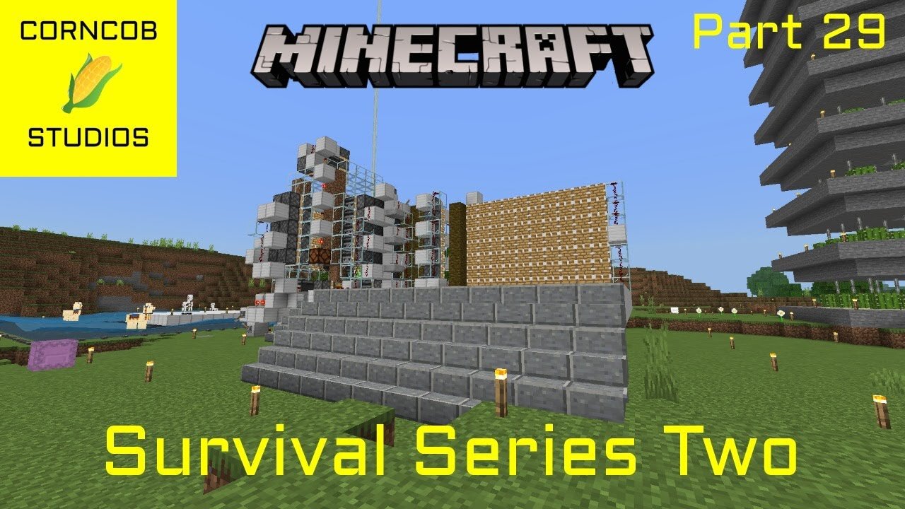 A Better Tree Farm, Slime Farm Storage Upgrade, & More | Minecraft | Survival Series Two | Part 29