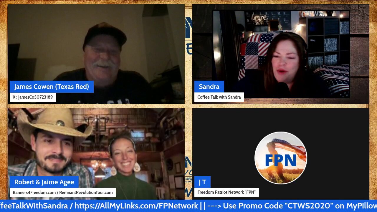 EP. # 27 | Remnant Evidence W/ Coffee Talk with Sandra & FPN Interview - James Cowen (Texas Red) - Story/Testimony